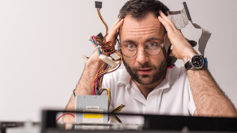 przed naprawą kompa